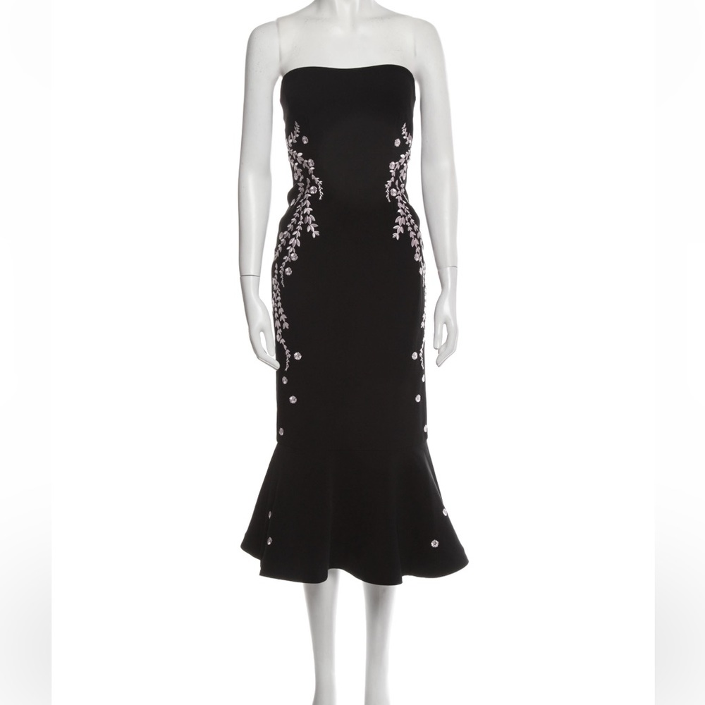 Black cinq a sept midi dress